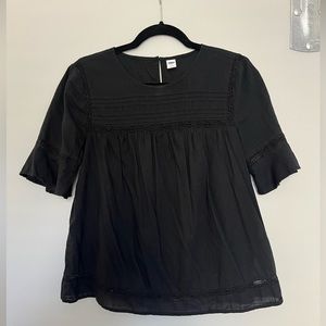 Black Old Navy blouse; Medium